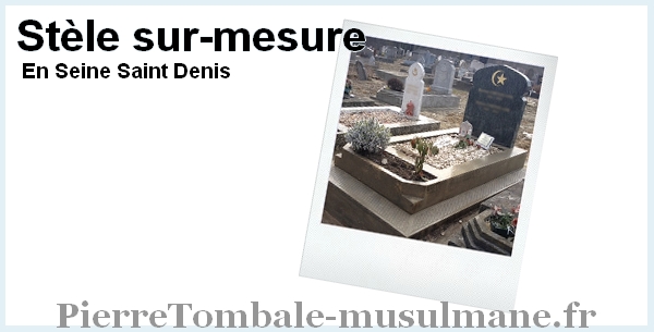 Pierre tombale Stèle muslmane Vert olive
