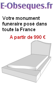 Monuments funéraire sur E-obseques.fr